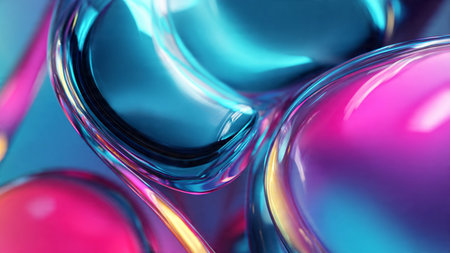 Smooth layered design creating depth and dimension.