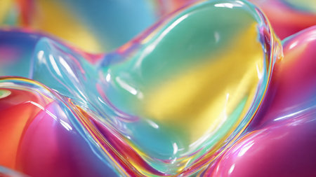 Elegant layered curves forming modern abstract art.の写真素材