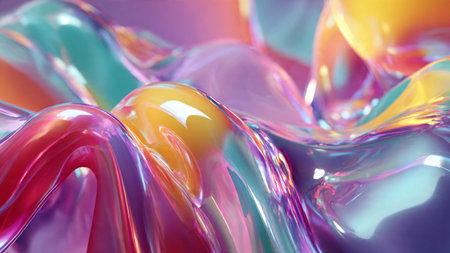 Smooth layered abstract background with modern pastel gradients.
