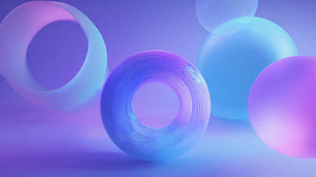Smooth layered paper background with elegant curves.