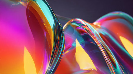 Minimal studio podium scene with pastel gradient light.