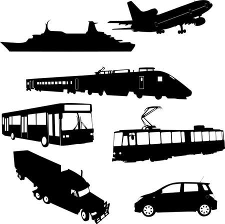  transportation - vectorのイラスト素材