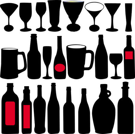 glasses collection - vectorのイラスト素材