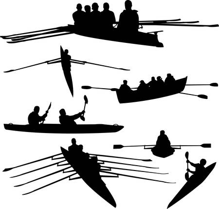 rowing collectionのイラスト素材