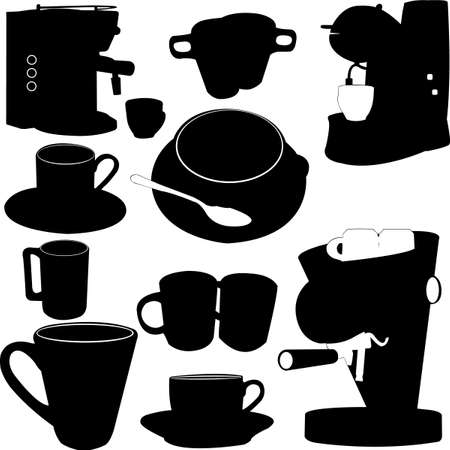 coffe garniture のイラスト素材