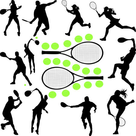 tennis collection 1 - vectorのイラスト素材