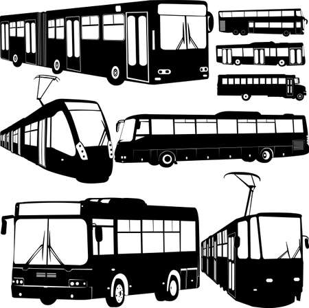 urban transportation collection 1 - vectorのイラスト素材
