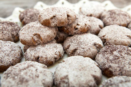 Mexican wedding cookies - homemade cakesの写真素材