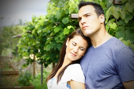 Young Adult Couple Relationship in Loveの写真素材