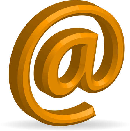 3D e-mail symbol - vectorのイラスト素材