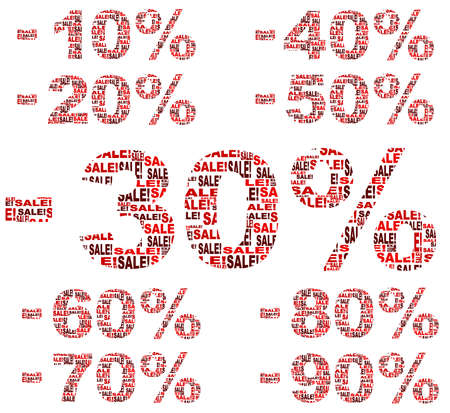 discount - vectorのイラスト素材