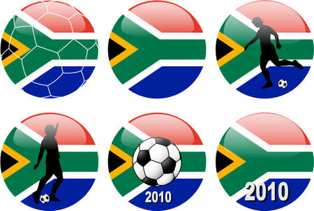 Soccer World Cup 2010, South Africaのイラスト素材