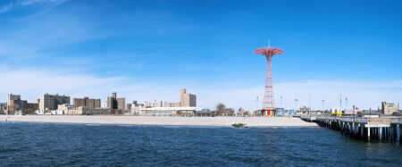Coney Island beach, New York Cityの写真素材