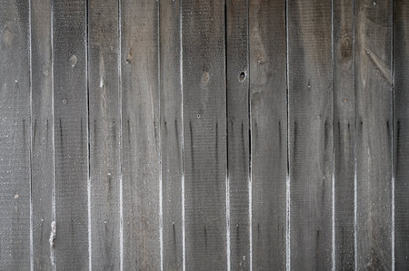 Wooden Frozen Plank Background, old wooden textureの写真素材