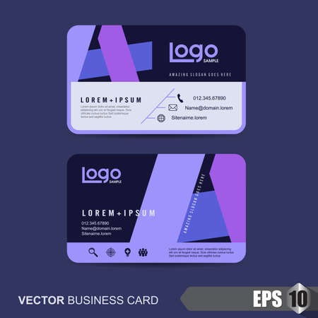 business card template,Vector illustrationのイラスト素材