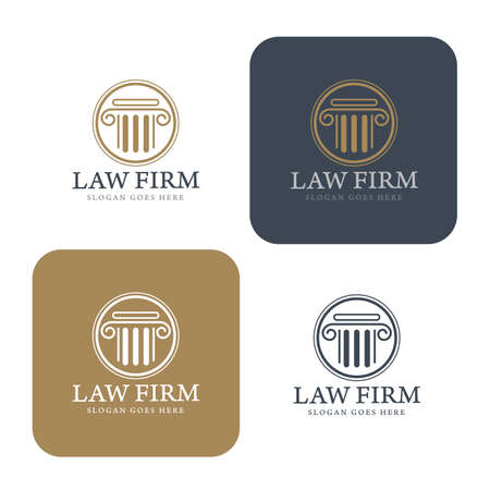 Law logo,law firm,law office,law Logotype corporate identity template,Corporate identity,vector illustratorのイラスト素材
