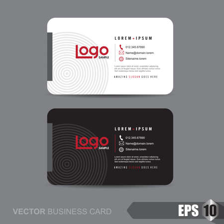business card template,Vector illustrationのイラスト素材