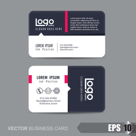 business card template,Vector illustrationのイラスト素材