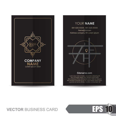 business card template,Vector illustrationのイラスト素材