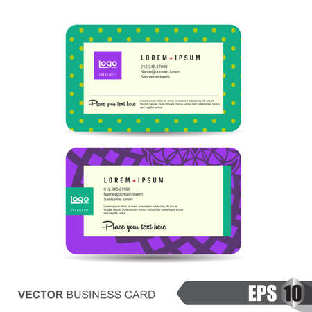business card template,Vector illustrationのイラスト素材