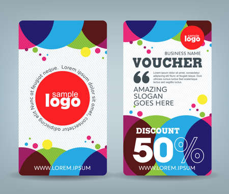Gift Voucher templateのイラスト素材