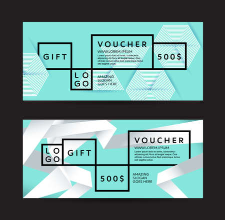 Gift Voucher templateのイラスト素材