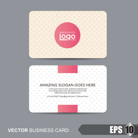 business card template,illustrationのイラスト素材