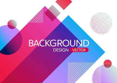 Abstract geometric round circle shapes gradient color background for design,vector background