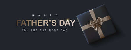 Happy Fathers Day greeting card background. Vector illustration.のイラスト素材
