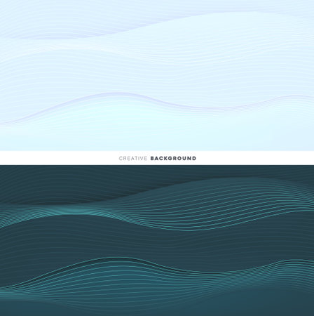 Creative abstract background design dark and brightのイラスト素材