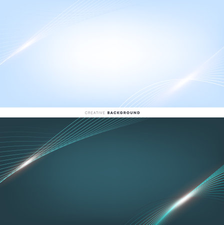 Creative abstract background design dark and brightのイラスト素材