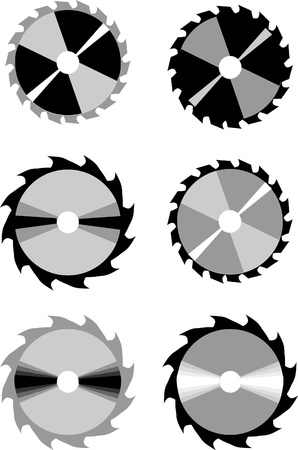 circular saw bladeのイラスト素材