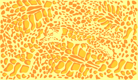 clouded leopard skin backgroundのイラスト素材