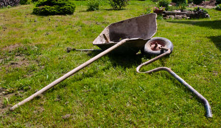 broken building toolsの写真素材