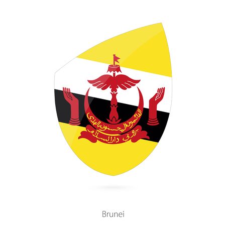 Flag of Brunei. Vector Illustration.のイラスト素材