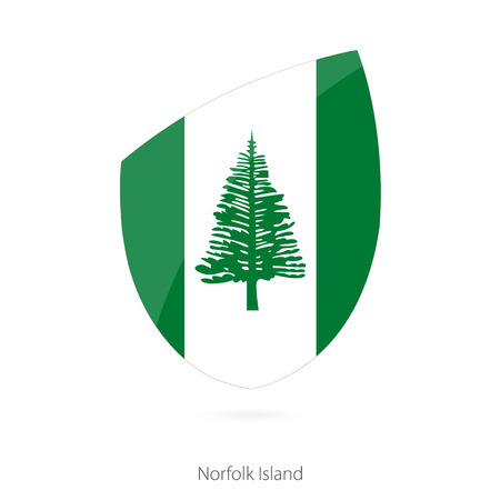 Flag of Norfolk Island. Vector Illustration.のイラスト素材