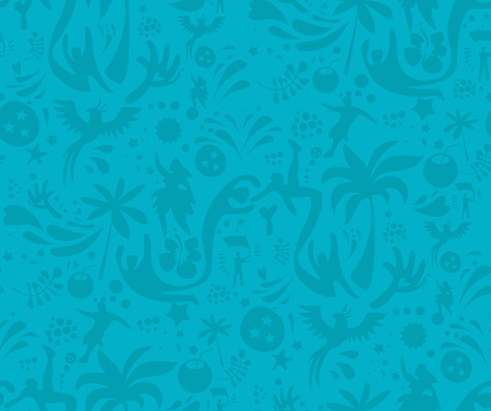 Seamless sports blue pattern, abstract football vector background. Seamless Pattern included in swatch.のイラスト素材