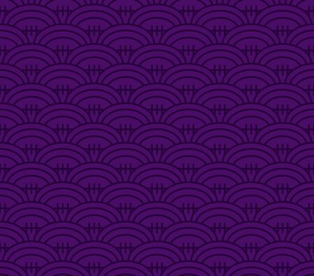 Purple rugby seamless pattern. Pattern included in swatch. Vector illustration.のイラスト素材