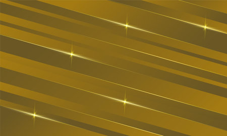 Abstract golden background with stripes and lights. Vector illustration. Eps 10のイラスト素材