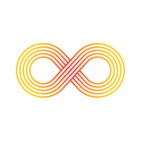 Infinity symbol icon. Infinity sign. Linear style. Vector illustration.