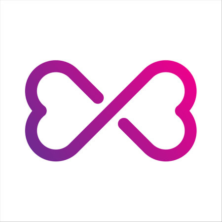 Vector infinity icon. Infinity sign. Flat design style eps 10