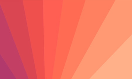 Abstract background with red and orange rays. Vector illustration for your designのイラスト素材