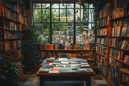 bookshop background with table in foreground --ar 3:2 --stylize 250 --v 6.1 Job ID: 0a68fd3c-c0de-4436-b65c-69e5019efa46の素材