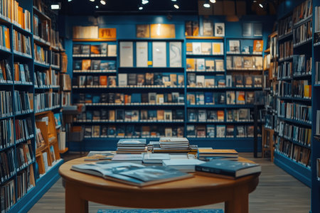 bookshop background with table in foreground --ar 3:2 --stylize 250 --v 6.1 Job ID: 01e50abf-a690-4543-9c92-7e31c80a7e80の素材