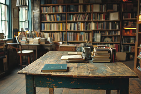 bookshop background with table in foreground --ar 3:2 --stylize 250 --v 6.1 Job ID: 6d952fd7-7fde-49c3-aa0e-7bd1afc5d1bfの素材