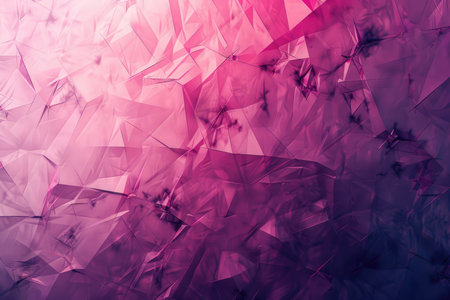 An abstract digital illustration featuring a textured pattern of pink and purple crystalline shapes with a glossy surface.の素材