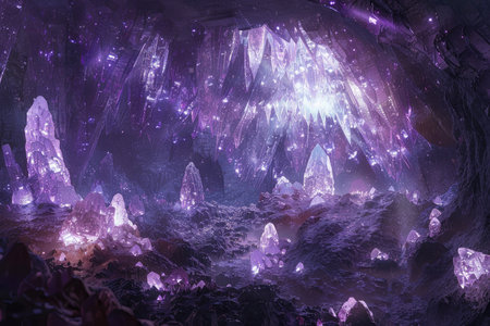 Fantasy alien planet. Abstract fractal shapes. 3D rendering illustration.の素材