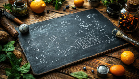 Back to school concept. Chalk drawing on a blackboard with chalkの素材