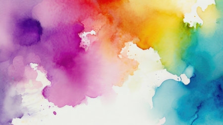 Abstract watercolor background. Hand-painted background. Illustration.の素材