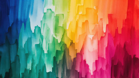 Abstract colorful watercolor painted background. Multicolored paper texture.の素材